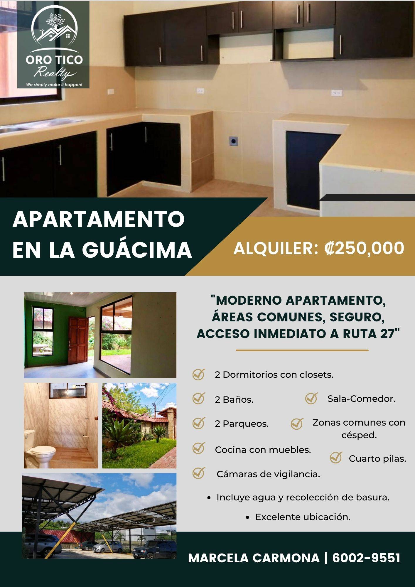 Alquiler-Apartamento-Rent-Ruta 27-Guacima-Alajuela-Oro Tico Realty-  (2)-70920310